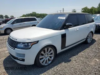 2014 Land Rover Range Rover Supercharged z VIN SALGS2EF9EA128734, wystawiony jako Copart lot #60312445 z przebiegiem Nie podano mil oraz Czysty tytuł • Clean title. Historia ofert i sprzedaży dostępna na DreamBid. Obrazek 1.