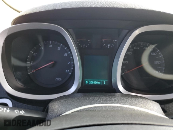 2013 Chevrolet Equinox LT with VIN 2GNALDEK6D6154388, listed as a Copart auction lot 54452125 with 208,430 mi miles and Salvage Title. Bid and sale history available at carsss.com. Image 9.