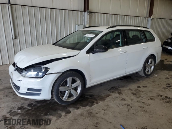 2016 Volkswagen Golf SportWagen TSI S with VIN 3VWC17AU9GM514311, listed as a Copart auction lot 71973774 with 133,455 mi miles and Salvage Title. Bid and sale history available at carsss.com. Image 1.