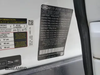 2020 Land Rover Range Rover P525 HSE with VIN SALGS2SEXLA597923, listed as a Copart auction lot 44340735 with 53,390 mi miles and Salvage title. Bid and sale history available at DreamBid. Image 14.