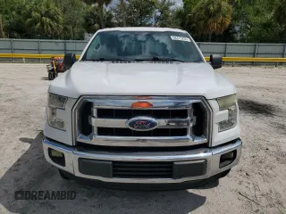 2016 Ford F-150 XL with VIN 1FTEW1CF8GKE97257, listed as a Copart auction lot 58475435 with 215,849 mi miles and Salvage title. Bid and sale history available at DreamBid. Image 5.