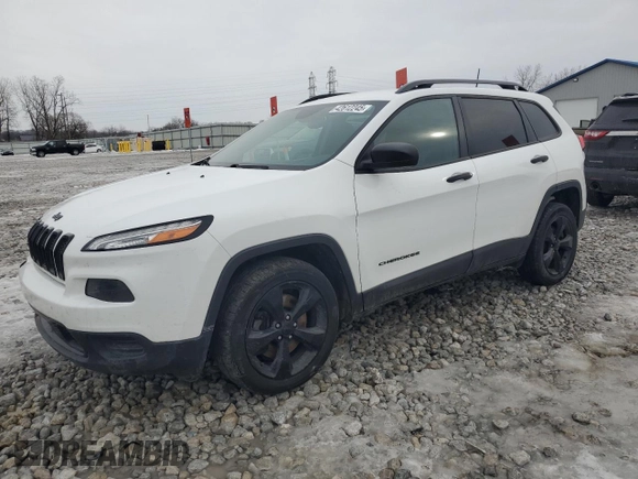 2017 Jeep Cherokee Sport z VIN 1C4PJLAS1HW667195, wystawiony jako Copart lot #42612245 z przebiegiem 129 108 mil mil oraz Szkoda całkowita • Salvage title. Historia ofert i sprzedaży dostępna na DreamBid. Obrazek 1.