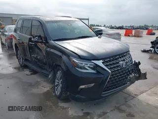 2022 Lexus GX 460 Luxury z VIN JTJGM7BX9N5307633, wystawiony jako IAAI lot #42123731 z przebiegiem 137 508 mil mil oraz . Historia ofert i sprzedaży dostępna na DreamBid. Obrazek 1.