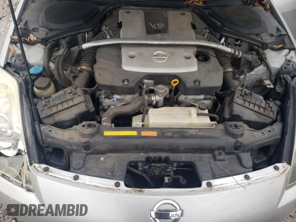 2008 Nissan 350Z with VIN JN1BZ34D78M704359, listed as a Copart auction lot 88781425 with 138,688 mi miles and Salvage Title. Bid and sale history available at carsss.com. Image 11.