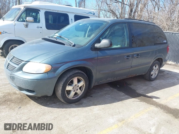 2007 Dodge Caravan SXT with VIN 1D4GP45R57B237884, listed as a IAAI auction lot 41660880 with 120,513 mi miles and . Bid and sale history available at DreamBid. Image 2.