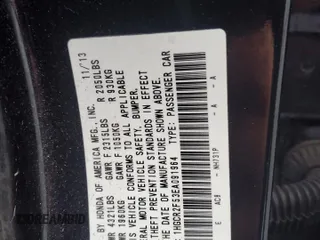 2014 Honda Accord Sport with VIN 1HGCR2F53EA091964, listed as a Copart auction lot 51842905 with 143,335 mi miles and Salvage Title. Bid and sale history available at DreamBid. Image 12.