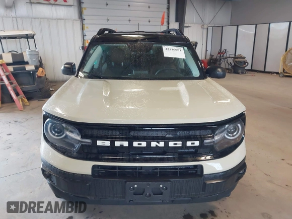 2024 Ford Bronco Sport Outer Banks with VIN 3FMCR9C69RRF55495, listed as a IAAI auction lot 42116001 with 2,834 mi miles and . Bid and sale history available at DreamBid. Image 12.