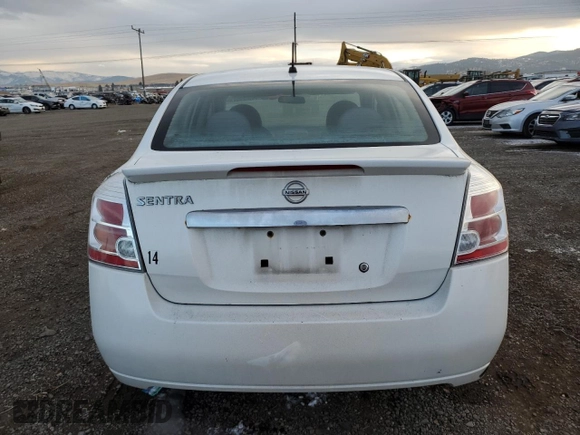 2012 Nissan Sentra S with VIN 3N1AB6AP2CL730001, listed as a Copart auction lot 84157164 with 160,518 mi miles and Salvage title. Bid and sale history available at DreamBid. Image 6.