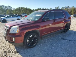 2017 GMC Terrain SLE with VIN 2GKALNEK4H6139610, listed as a Copart auction lot 47747585 with 58,640 mi miles and Salvage Title. Bid and sale history available at carsss.com. Image 1.