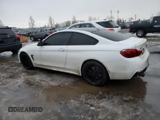2016 BMW 4 Series 435i xDrive z VIN WBA3R5C59GK374383, wystawiony jako Copart lot #87587245 z przebiegiem 140 897 mil mil oraz Czysty tytuł • Clean title. Historia ofert i sprzedaży dostępna na DreamBid. Obrazek 2.