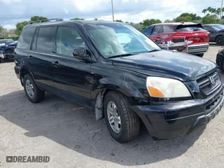 2005 Honda Pilot EX-L with NAVI with VIN 2HKYF18715H562492, listed as a IAAI auction lot 41627194 with 184,653 mi miles. Bid and sale history available at carsss.com. Image 1.