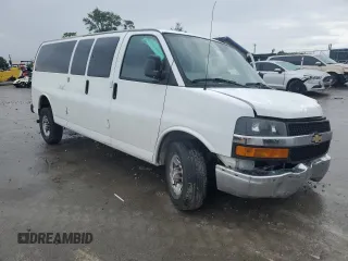 2020 Chevrolet Express Passenger LT with VIN 1GAZGPFG5L1188604, listed as a Copart auction lot 56283275 with 103,635 mi miles and Salvage title. Bid and sale history available at DreamBid. Image 4.