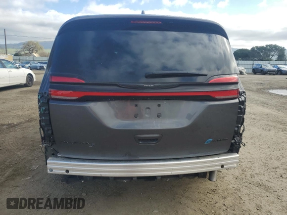 2022 Chrysler Pacifica Hybrid Limited with VIN 2C4RC1S77NR208193, listed as a Copart auction lot 47320125 with 28,282 mi miles and Salvage title. Bid and sale history available at DreamBid. Image 6.