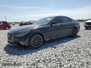 2020 Genesis G80 3.3T Sport with VIN KMTFN4JB5LU337510, listed as a Copart auction lot 52091105 with 19,203 mi miles and Salvage Title. Bid and sale history available at carsss.com. Image 1.