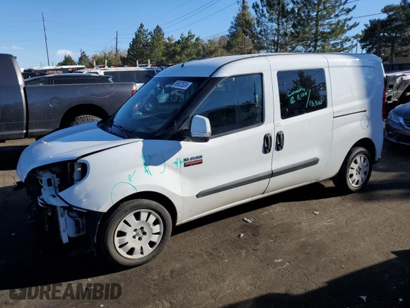 2017 Ram ProMaster City Cargo Van Tradesman SLT with VIN ZFBERFBB5H6E54787, listed as a Copart auction lot 86923524 with 67,074 mi miles and Salvage Title. Bid and sale history available at carsss.com. Image 1.