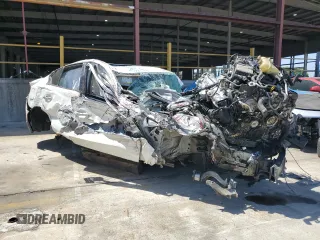 2018 Infiniti Q50 Luxe with VIN JN1EV7AP3JM351994, listed as a Copart auction lot 57911475 with Not provided miles and Salvage title. Bid and sale history available at DreamBid. Image 4.