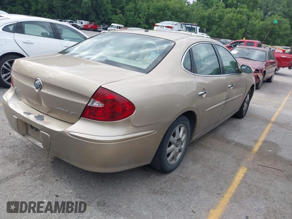 2005 Buick LaCrosse CXL z VIN 2G4WD532851234435, wystawiony jako IAAI lot #39636254 z przebiegiem 257 127 mil mil oraz . Historia ofert i sprzedaży dostępna na DreamBid. Obrazek 4.