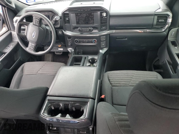 2021 Ford F-150 XL with VIN 1FTEW1C53MKD96985, listed as a Copart auction lot 46231075 with 0 mi miles and Salvage Title. Bid and sale history available at carsss.com. Image 8.