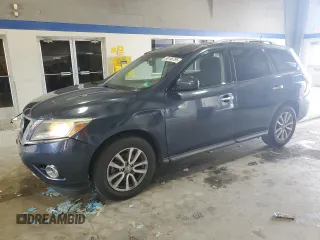 2015 Nissan Pathfinder S z VIN 5N1AR2MN7FC680171, wystawiony jako Copart lot #56145795 z przebiegiem 138 074 mil mil oraz Szkoda całkowita • Salvage title. Historia ofert i sprzedaży dostępna na DreamBid. Obrazek 1.
