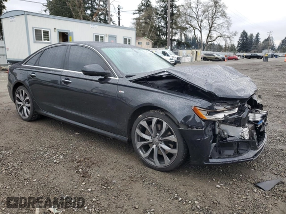 2015 Audi A6 3.0L TDI Premium Plus with VIN WAUFMAFC8FN005784, listed as a Copart auction lot 42483395 with 93,999 mi miles and Salvage Title. Bid and sale history available at carsss.com. Image 4.