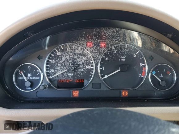 2002 BMW Z3 2.5i with VIN 4USCN33452LM05698, listed as a Copart auction lot 75881734 with 192,998 mi miles and Salvage Title. Bid and sale history available at carsss.com. Image 9.
