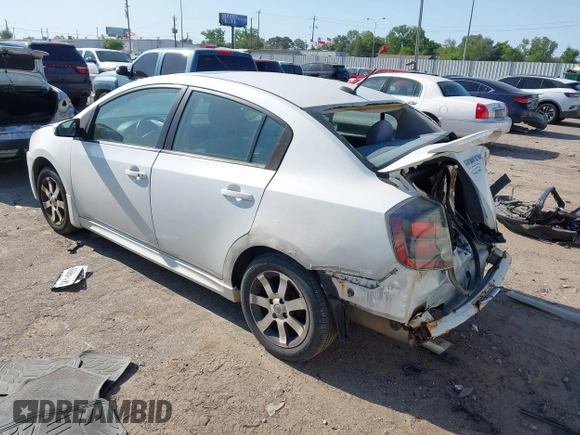 2012 Nissan Sentra SR with VIN 3N1AB6AP1CL743905, listed as a IAAI auction lot 41985790 with Not Provided miles and . Bid and sale history available at DreamBid. Image 3.
