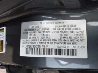 2014 Mazda CX-9 Touring with VIN JM3TB2CA1E0427984, listed as a IAAI auction lot 41620770 with 88,305 mi miles and . Bid and sale history available at DreamBid. Image 9.
