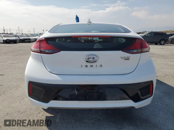 2019 Hyundai Ioniq Blue with VIN KMHC65LC4KU178841, listed as a Copart auction lot 55676285 with 172,466 mi miles and Clean Title. Bid and sale history available at DreamBid. Image 6.