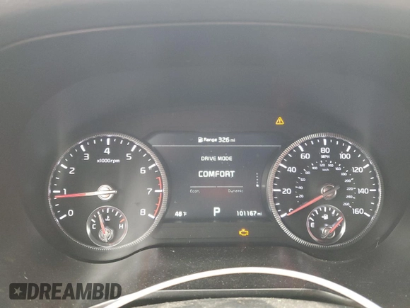 2021 Kia Telluride SX with VIN 5XYP5DHC7MG185623, listed as a Copart auction lot 49771345 with 101,167 mi miles and Clean Title. Bid and sale history available at carsss.com. Image 9.