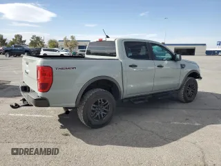 2021 Ford Ranger XL with VIN 1FTER4FH0MLD82079, listed as a Copart auction lot 56927685 with 43,985 mi miles and Salvage title. Bid and sale history available at DreamBid. Image 3.