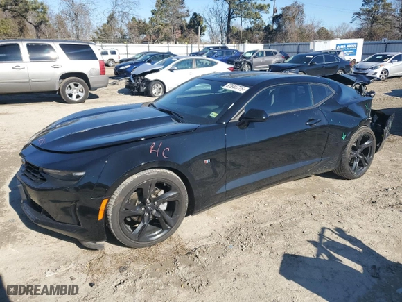 2021 Chevrolet Camaro 1LT with VIN 1G1FB1RX2M0104823, listed as a Copart auction lot 87846775 with 68,952 mi miles and Salvage Title. Bid and sale history available at carsss.com. Image 1.