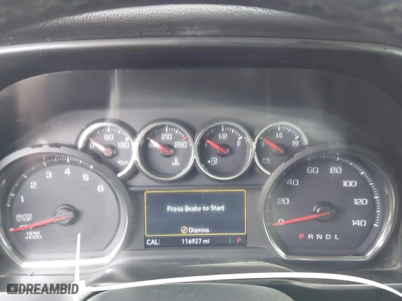 2019 Chevrolet Silverado 1500 LT with VIN 3GCPWCEK8KG124931, listed as a IAAI auction lot 41325693 with 116,927 mi miles. Bid and sale history available at carsss.com. Image 7.