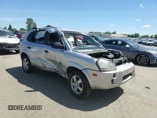 2005 Hyundai Tucson GL with VIN KM8JM12B25U076246, listed as a Copart auction lot 54030704 with 0 mi miles and Salvage Title. Bid and sale history available at carsss.com. Image 10.