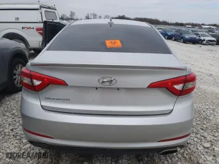 2015 Hyundai Sonata 2.4L SE with VIN 5NPE24AF9FH245448, listed as a Copart auction lot 51955425 with 0 mi miles and Salvage Title. Bid and sale history available at carsss.com. Image 6.