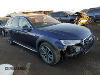 2019 Audi allroad A4 Premium with VIN WA17NAF46KA106587, listed as a Copart auction lot 80711834 with 93,375 mi miles and Salvage Title. Bid and sale history available at DreamBid. Image 4.