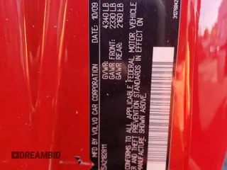 2010 Volvo C30 z VIN YV1672MK5A2182811, wystawiony jako Copart lot #79168524 z przebiegiem Nie podano mil oraz Szkoda całkowita • Salvage title. Historia ofert i sprzedaży dostępna na DreamBid. Obrazek 12.