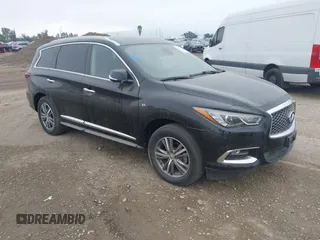 2020 Infiniti QX60 Signature Edition with VIN 5N1DL0MM3LC510637, listed as a IAAI auction lot 41967184 with 51,126 mi miles and . Bid and sale history available at DreamBid. Image 1.