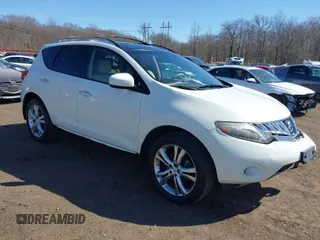 2009 Nissan Murano SL with VIN JN8AZ18W19W113804, listed as a IAAI auction lot 41802043 with 107,803 mi miles and . Bid and sale history available at DreamBid. Image 1.