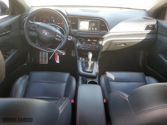 2018 Hyundai Elantra Sport with VIN KMHD04LB9JU513940, listed as a Copart auction lot 50408235 with 117,760 mi miles and Salvage Title. Bid and sale history available at carsss.com. Image 8.