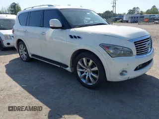 2014 Infiniti QX80 with VIN JN8AZ2NC2E9351072, listed as a IAAI auction lot 42062892 with 251,972 mi miles and . Bid and sale history available at DreamBid. Image 1.