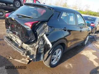 2020 Nissan Kicks S with VIN 3N1CP5BV1LL571697, listed as a IAAI auction lot 42063943 with 46,934 mi miles and . Bid and sale history available at carsss.com. Image 4.