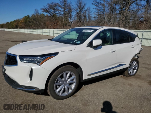 2024 Acura RDX with VIN 5J8TC2H36RL039946, listed as a Copart auction lot 48517945 with 4,959 mi miles and Salvage title. Bid and sale history available at DreamBid. Image 1.