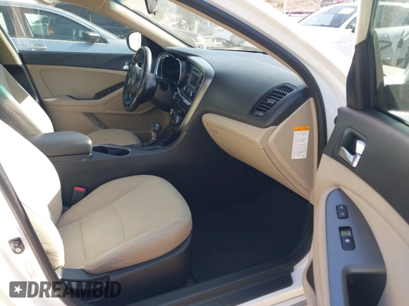 2015 Kia Optima Hybrid with VIN KNAGM4AD8F5088834, listed as a IAAI auction lot 42078516 with 150,069 mi miles. Bid and sale history available at carsss.com. Image 5.