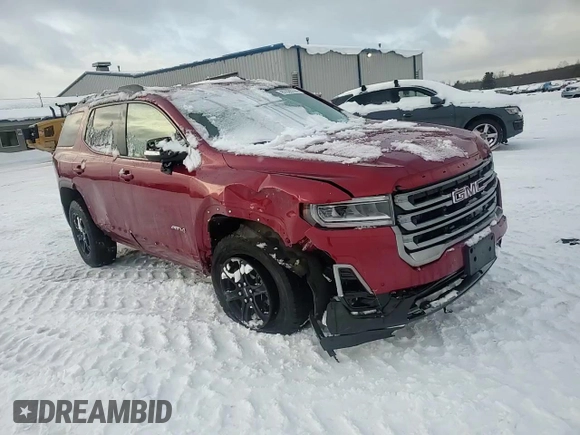 2021 GMC Acadia AT4 with VIN 1GKKNLLS2MZ234915, listed as a Copart auction lot 87026744 with 25,302 mi miles and Salvage Title. Bid and sale history available at carsss.com. Image 12.