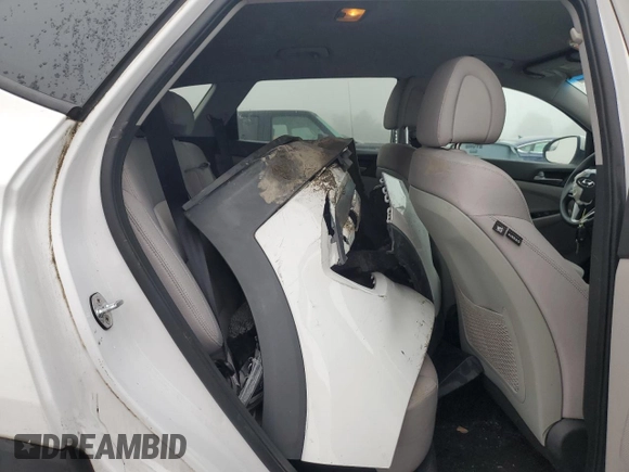 2018 Hyundai Tucson SEL with VIN KM8J3CA41JU712523, listed as a Copart auction lot 56929885 with 91,131 mi miles and Salvage title. Bid and sale history available at DreamBid. Image 10.