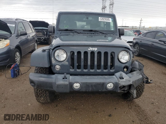 2018 Jeep Wrangler Unlimited Sport with VIN 1C4BJWDG5JL875249, listed as a Copart auction lot 53929595 with 73,776 mi miles and Salvage Title. Bid and sale history available at DreamBid. Image 5.