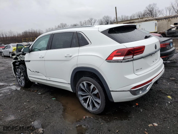 2020 Volkswagen Atlas Cross Sport 3.6L V6 SEL Premium R-Line with VIN 1V2TE2CA5LC223313, listed as a Copart auction lot 48321504 with 34,428 mi miles. Bid and sale history available at carsss.com. Image 2.
