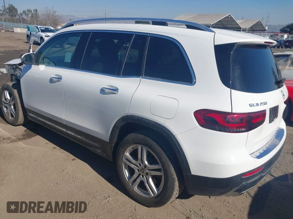 2023 Mercedes-Benz GLB 250 с VIN W1N4M4GB8PW320011, выставлен на аукционе IAAI как лот 41310606 с пробегом 19 091 миль миль и . История ставок и продаж доступна на DreamBid. Изображение 3.