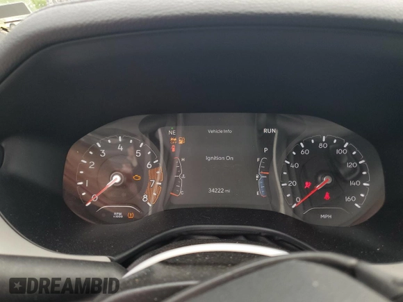 2024 Jeep Compass Limited with VIN 3C4NJDCN1RT145212, listed as a Copart auction lot 61824575 with 34,222 mi miles and Clean title. Bid and sale history available at DreamBid. Image 9.