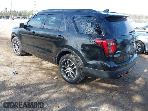 2016 Ford Explorer Sport with VIN 1FM5K8GT3GGC32250, listed as a IAAI auction lot 42205335 with 179,707 mi miles and . Bid and sale history available at carsss.com. Image 3.
